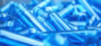 Beispielbild für die Kunststoffindustrie - Blaue Platikbehälter