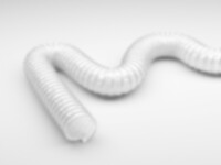 A picture of a flexible plastic hose made of PE called Master-Clip - It is a PE hose for semiconductor technology from Masterflex for applications in the semiconductor industry