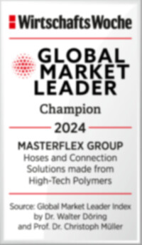 Masterflex: Logo global market leader according to WirtschaftsWoche 2024