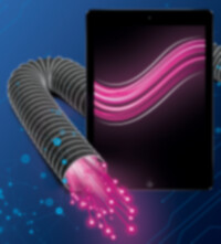 Abstract image of a future vision for AMPIUS: Digital hoses from the Masterflex Group