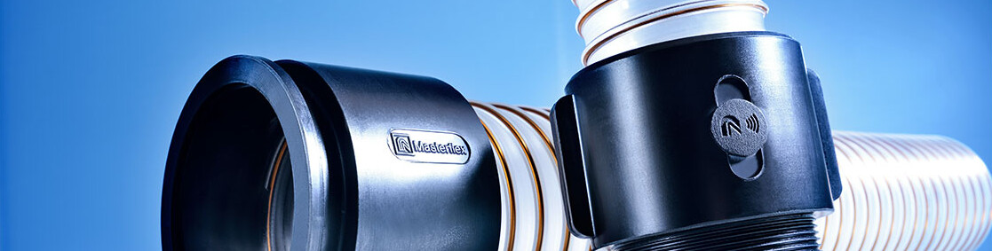 Product image: An AMPIUS system: the digital hose system of the Masterflex Group