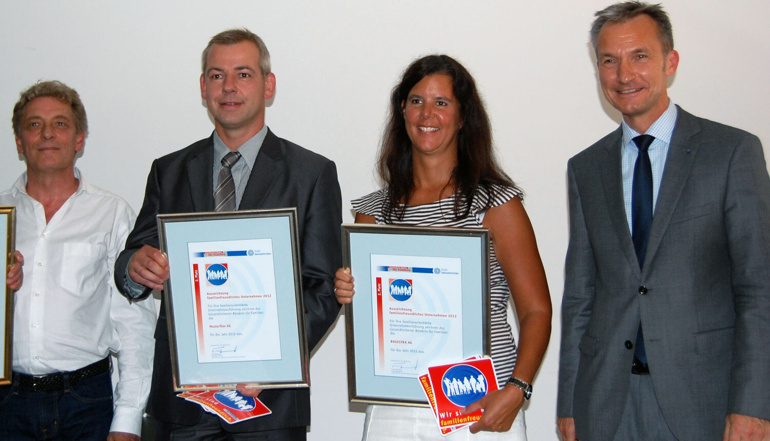 Masterflex Group, Masterflex: Urkundenübergabe mit der Auszeichnung 